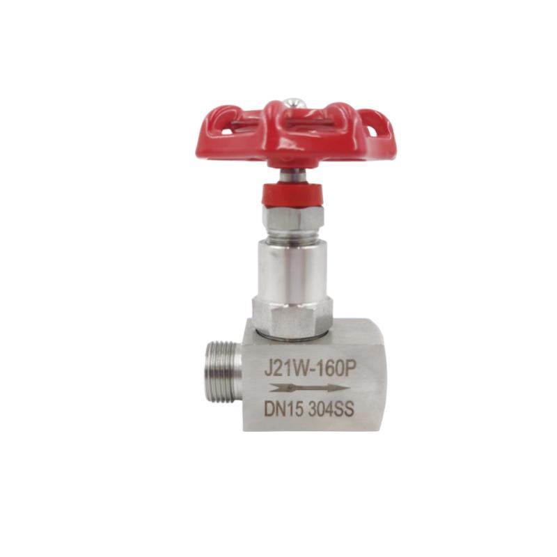 DN15 J21W-160p Stainless Steel Needle Valve 304 Thread Instrument Valve