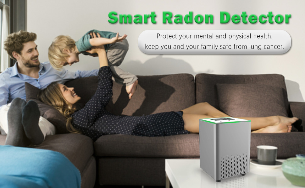12V Home Smart Radon Monitor Detector Pulse Ion Chamer Sensor
