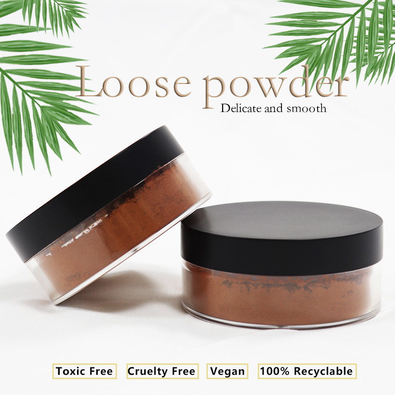MSDS Sunscreen Loose Mineral Powder 6C Color ISO Oil Control Makeup Powder