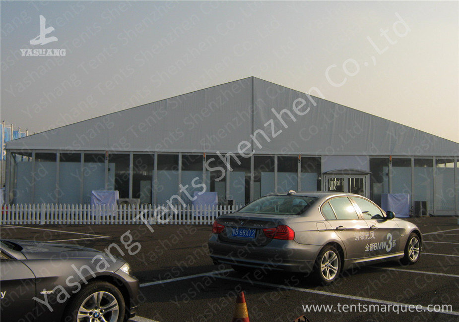 Outdoor Exhibition 20X30 Tent Rental Clear Span Marquee Fabric Covered Structures