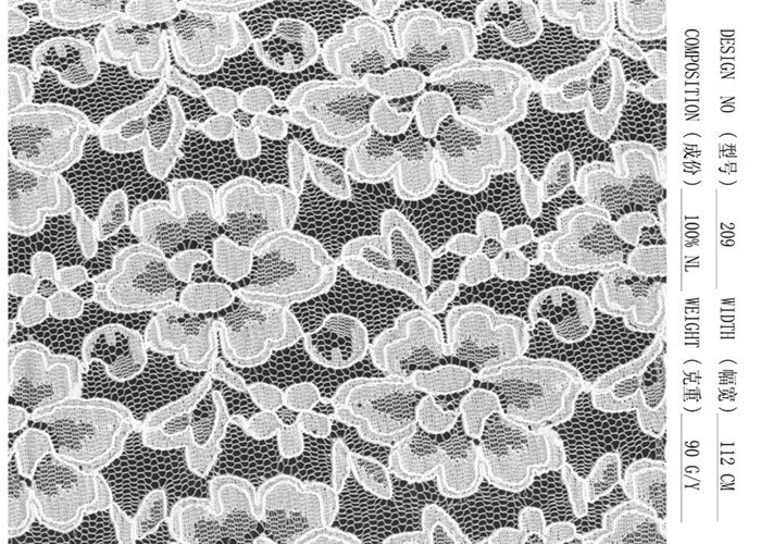 Home Textile Lingerie Lace Fabric Swiss Cotton Voile Lace For Wedding