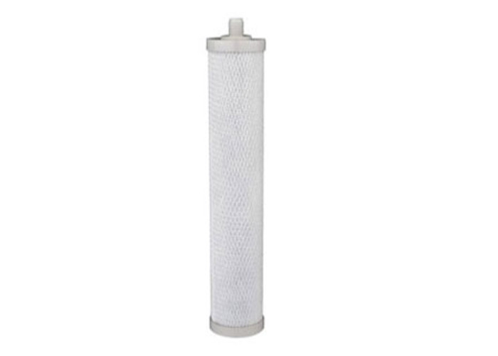 High Filtration Precision Plug In Sintered CTO Filter Cartridge , Dia 4.5" Length 10" / 20"