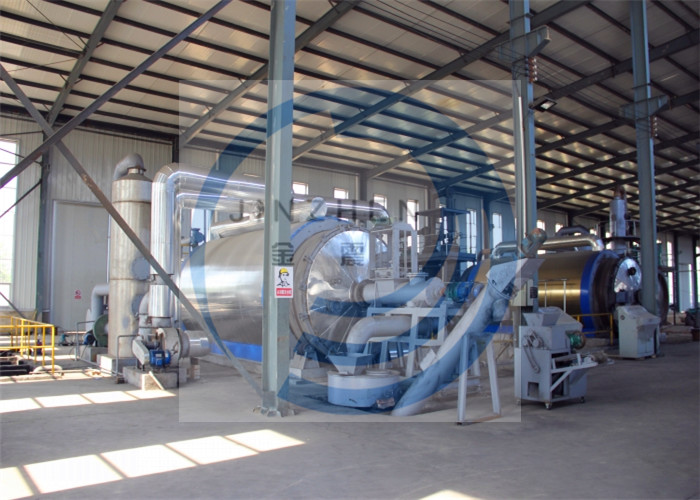10 20 30 Ton Fully Continuous Waste Tire Plastic Rubber Pyrolysis Oil To Diesel Fuel Plant