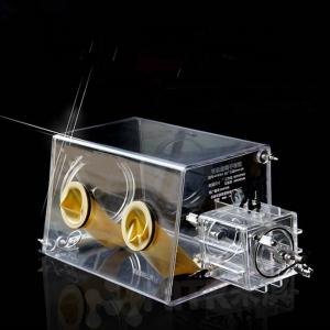 China Transparent Vacuum Atmospheres Glove Box , Acrylic Lab Glove Box Isolator on sale
