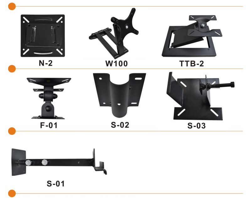 Wall Mount Frameless Full HD LCD Screen 15 Inch For Shelf Display