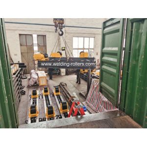 120 Ton Pipe Welding Rollers Stands With Rotation Speed 100-1000 Mm/Min