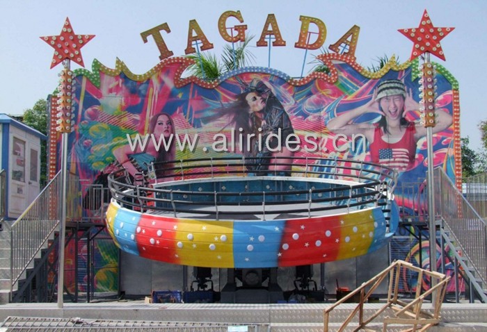 theme park amusement adults ride entertainment disco tagada