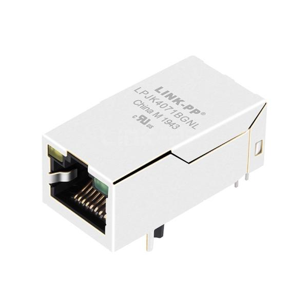 LPJK4071BGNL 100/1000 Base-T Tab Up Yellow/Green Led 1x1 Port Length 32.5mm RJ45