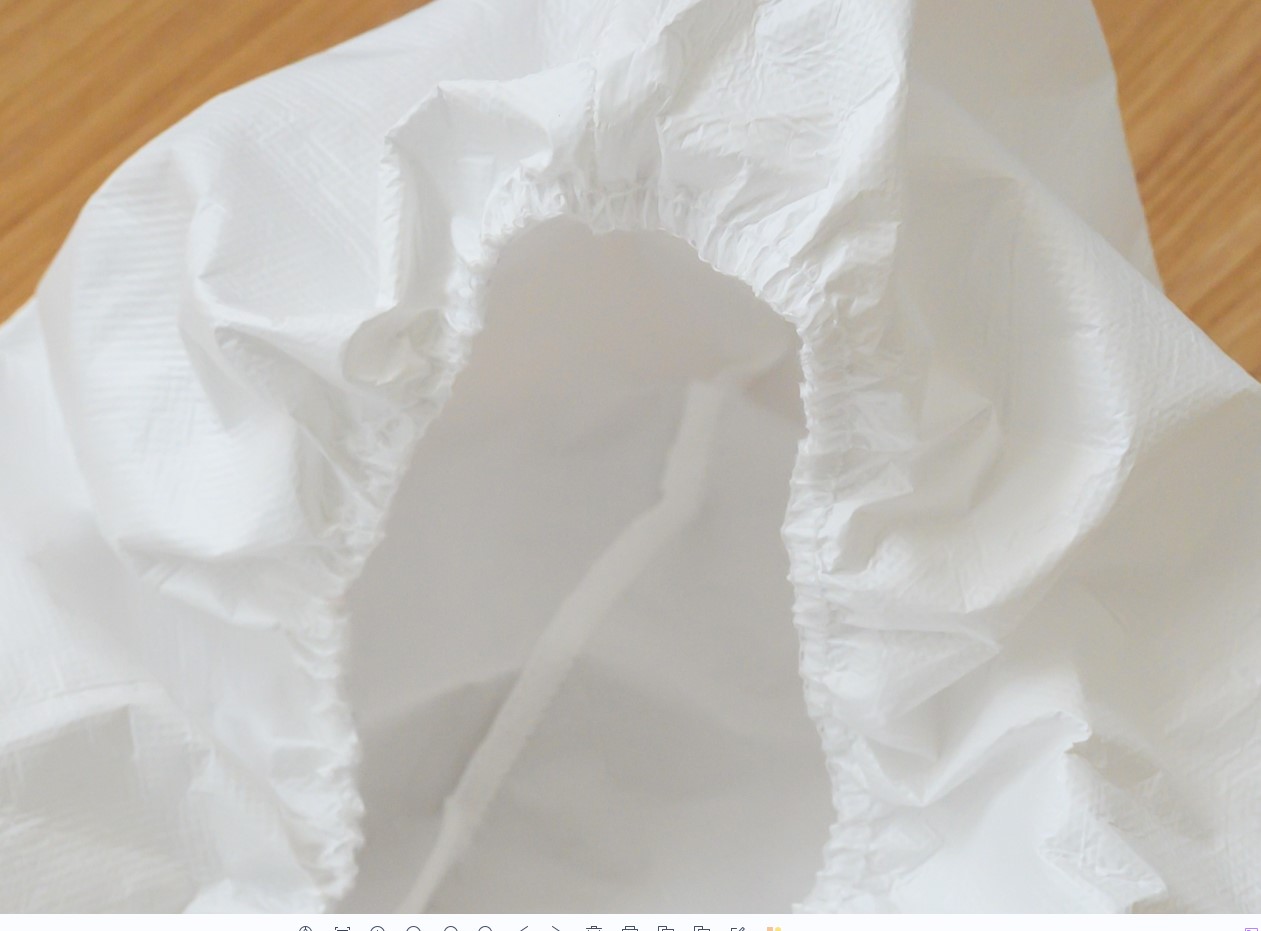 Non Woven Microporous Shoulder Cover Waterproof Hood Cover With Elastic Hood