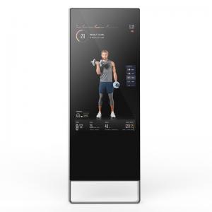 China 43 inch touch screen media player magic interactive android Fitness gym workout smart mirror advertising on sale