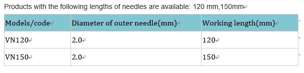 12mm Needle Ergonomic Handle Disposable Veress Needle