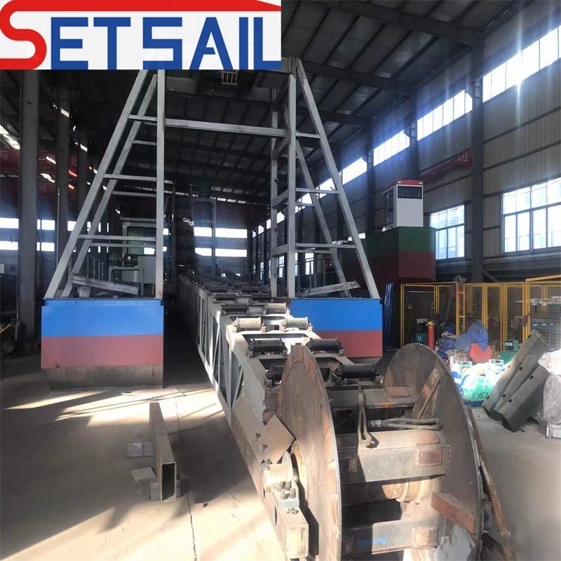 River Diamond Bucket Chain Gold Dredger with Centrifuge