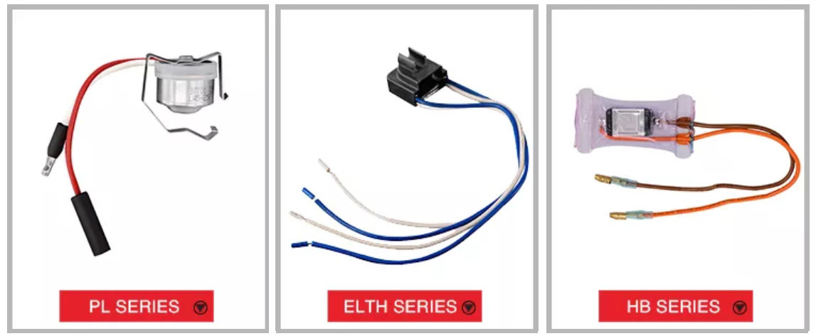 Electric Refrigerator Appliance Parts Defrost CE Bi Metal Sensor 1/2 "
