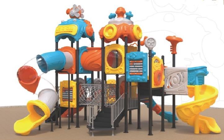 LLDPE plastic commercial play equipment plastic playground set