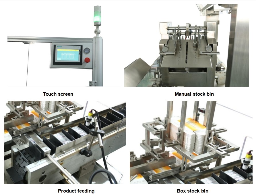 High Speed Bottle Boxing Machine Carton Leaflet Packing Machine Auto Cartoning Machine