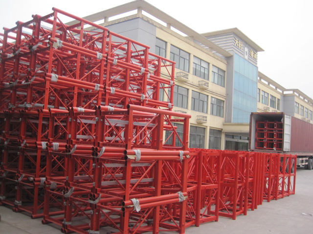 Mast Building Construction Hoist Parts Customized Color Painting