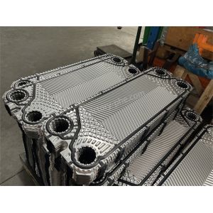 China Smooth Vicarb Heat Exchanger Plates Hygiene V4 / V8 / V13 / V20 on sale