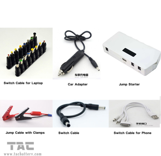 Multi-Function Auto Battery cheap jump starter with Display and escape hammer