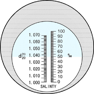 Easy Operation Hand Held Salinity Refractometer Tester Convenient Carry