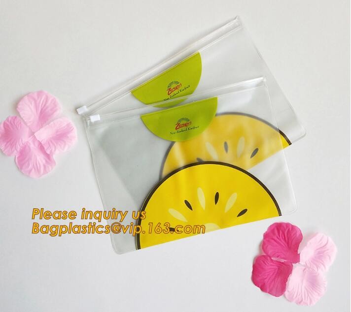 Plastic Bag OEM Custom PVC Loop Handle Image Printed Plastic Shopping Bag,Promotional Clear Waterproof Plastic Cosmetic