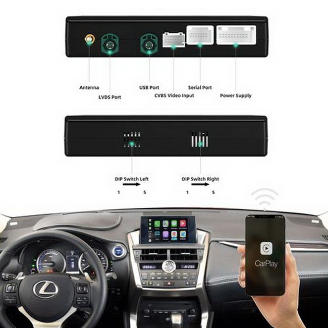 Unichip Lexus New Configuration Wireless Android Auto Carplay For NX ES