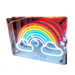 Acrylic Custom 3D LED Track Channel Letters Neon Mirror Infinity LED Sign