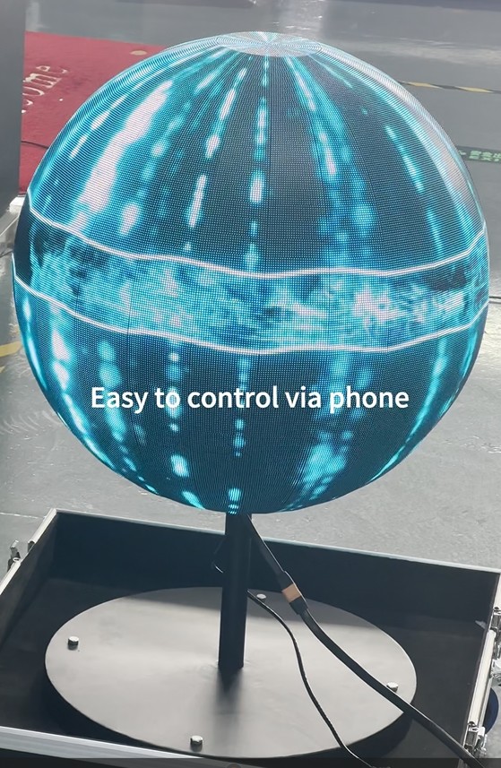 Customized LED Ball Display sphere screen With 16bit Gray Scale For Exhibitions