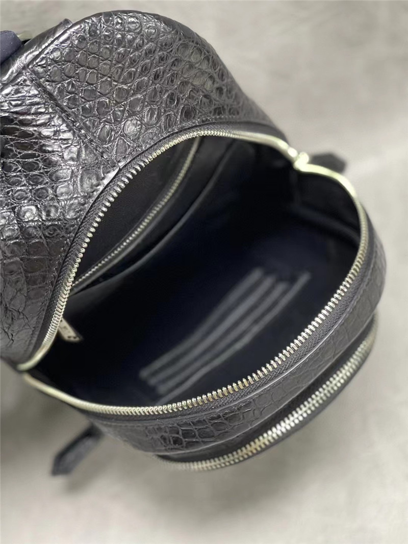 Exotic Crocodile Skin Men's Chest Bag Authentic Genuine Alligator Leather Male Messenger Bag Crossbody Shoulder Bag
