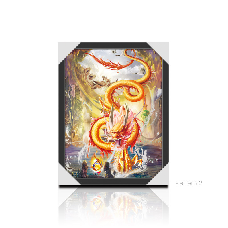 Hotel Landscap Image 3D Lenticular Printing Service PET Printing Stock Picture