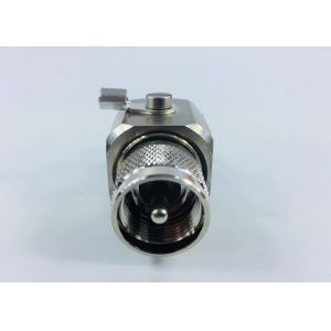 Signal Antenna Lightning Arrester , 500V 10KA N Interface Cable Tv Surge Protector