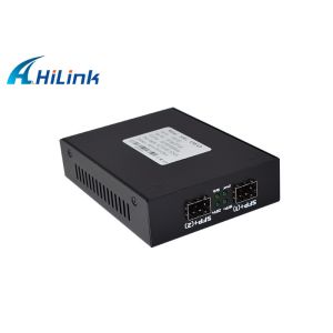 80KM SFP+ To SFP+ 10G OEO Converter With 3R Repeater Function