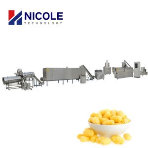 China Automatic Puffed Rice Manufacturing Machine / Maize Snacks Making Machine on sale