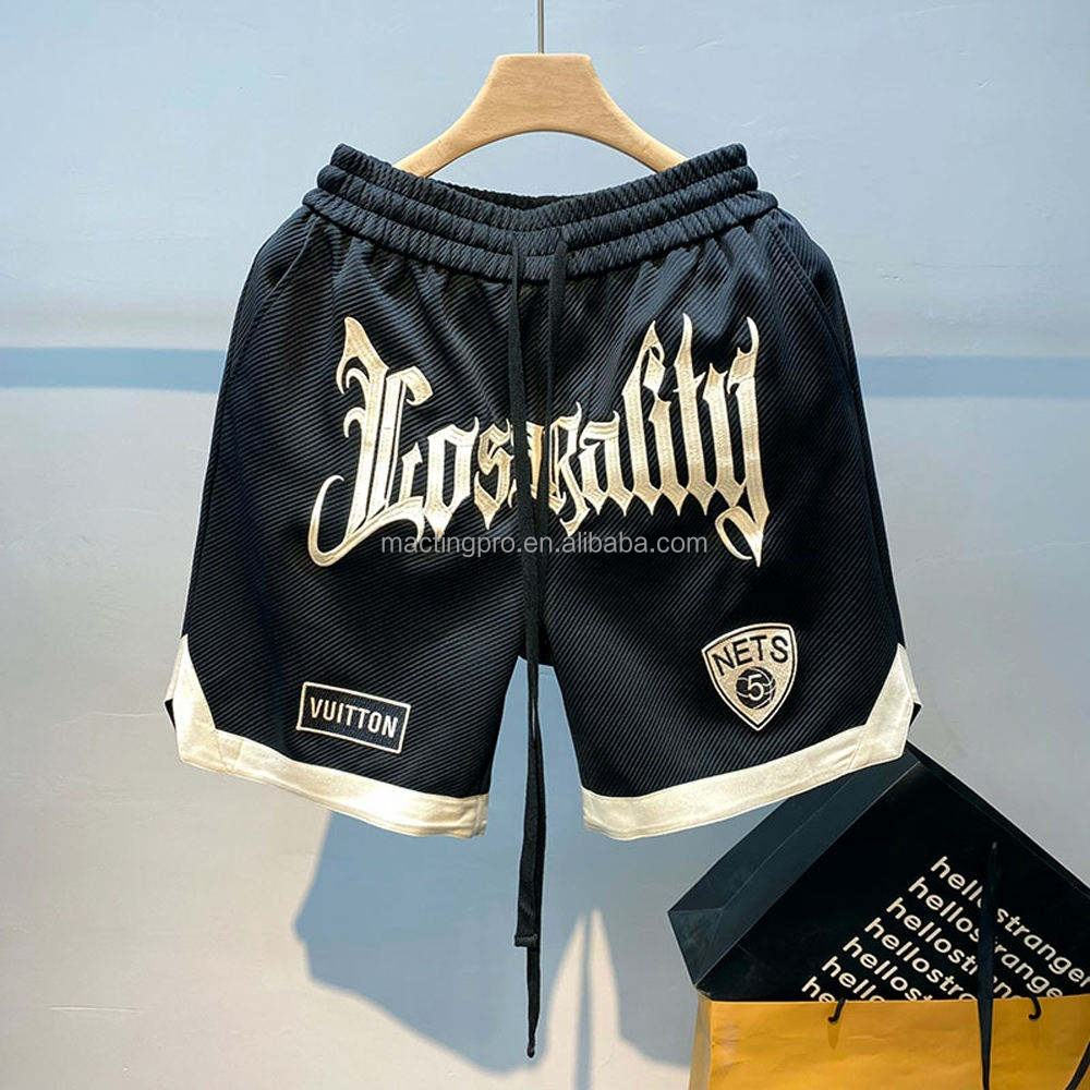 Summer Sports Jogging Workout Athletic Running Fitness Track Jogger Mesh Shorts Custom Gym Retro Basketball Shorts Men