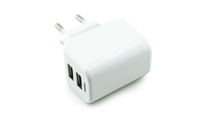 2 Port Multi USB Travel Charger DC 5 V 3.1 A Output Home Charger Adapter