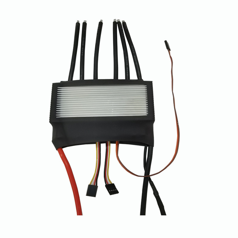 RC Hobby 12S 150A Electric Skateboard ESC Black Heatshrink Brushless Controller