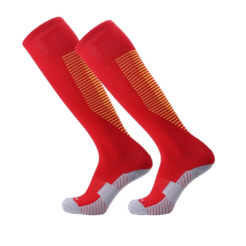 Custom Men's Soccer Socks Kids Football Compression Sport Socks Thicken Towel Bottom