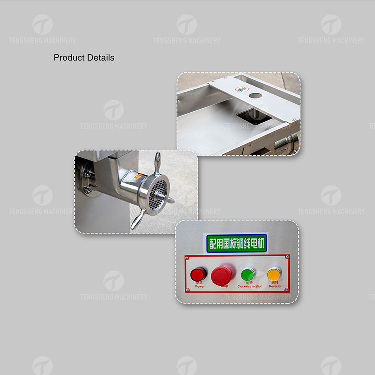 Deboned Disassembled Mincer Meat Machine Vertical Meat Grinding