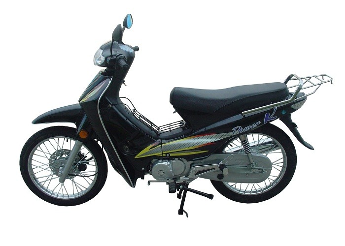 Black 90cc 110cc Cub Motorcycle Automatic Clutch Engine Front Disc Rear Drum