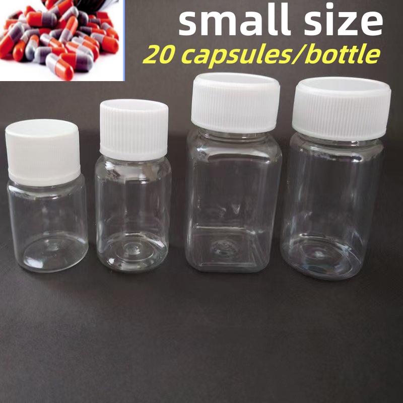 100cc 150cc Amber Clear Health Care Capsules Plastic Bottle for Capsule Vitamin Supplement Pill Storage Bottle