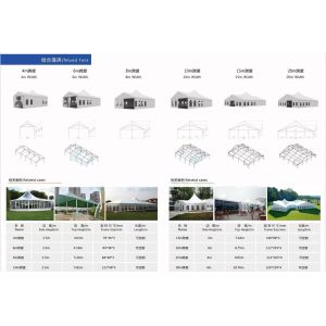 Custom UV Printing Large Outdoor Tent Canopy Galvanized Frame For Events Trade