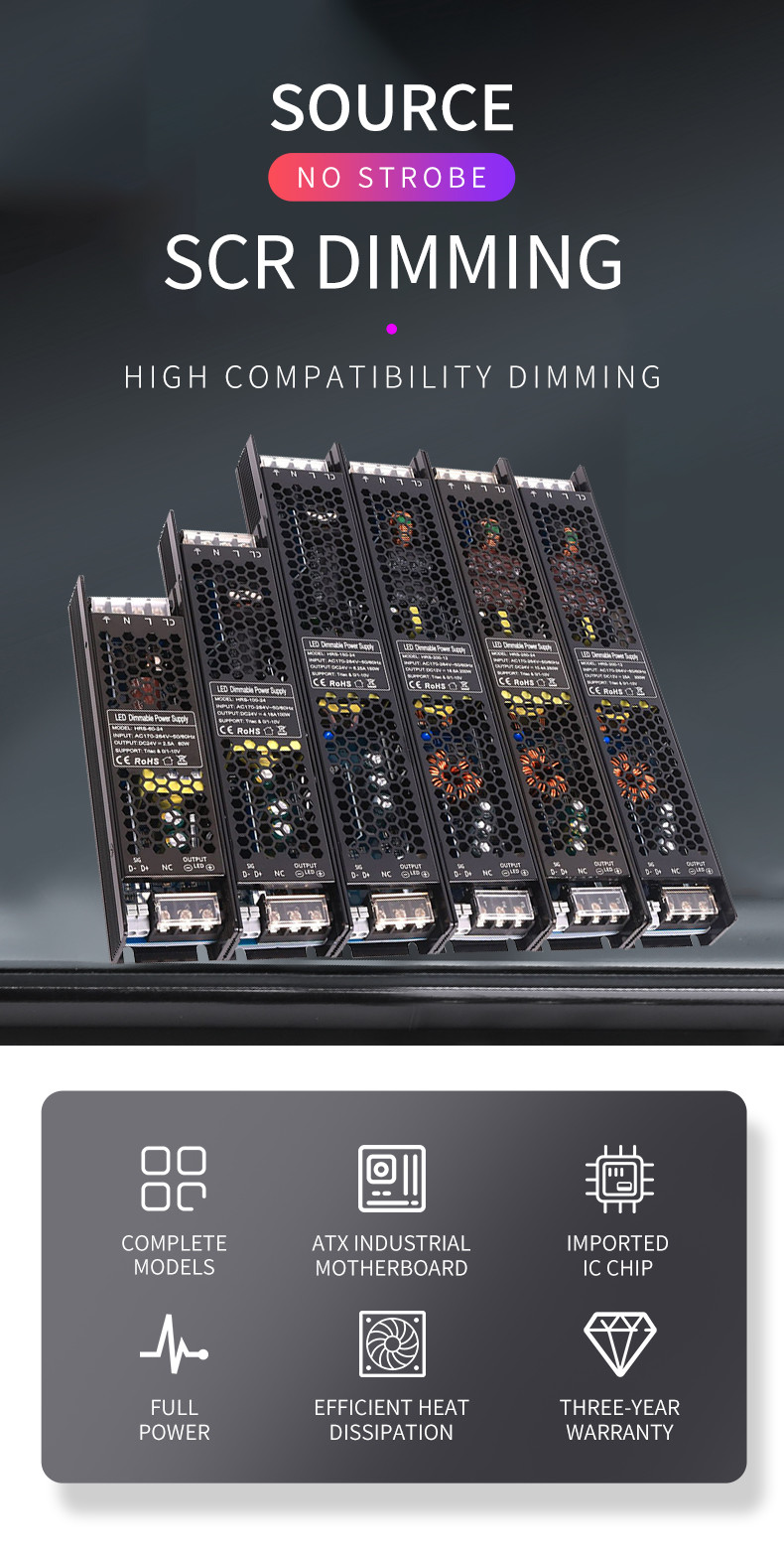DALI Dual Color Temperature Dimming Power Supply 60W 100W 150W 300W Vigorously