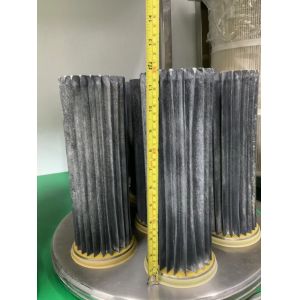 FILTERK Replacement for VOLKMANN 104046 QX300Ti07OF Filter | Vacuum Conveyor Element