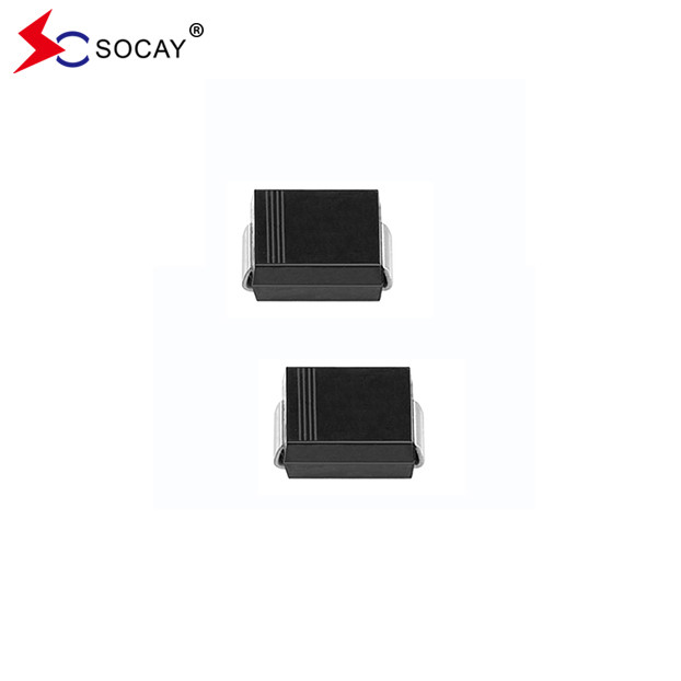30VDC Schottky Barrier Diode SS33B With 21V RMS Voltage 0.5V Forward Voltage 80A Peak Forward Surge Current