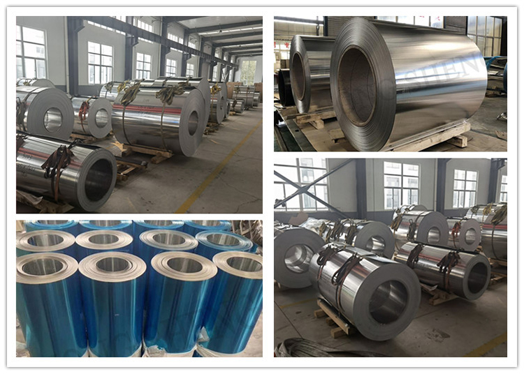 Round Roll 78mm 15 inch Aluminum Coil for Gutters ASTM 8011 Coated Silver Aluminum Strips Grade A1050