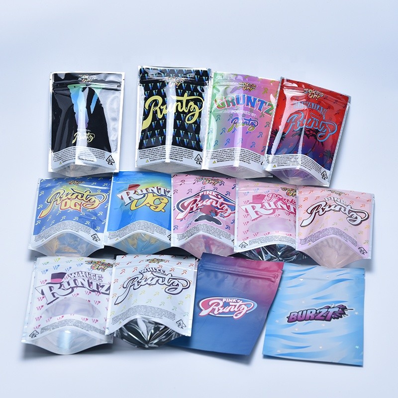 Cmyk 100microns Herbal Incense Packaging Bags 4g