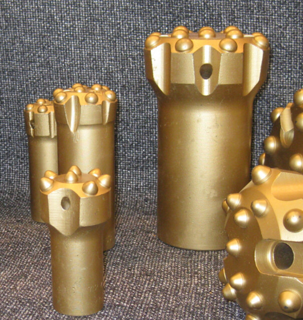 T51 Spherical Buttons with Drop Center Retractable Drill Bit Dia. 82 - 127mm