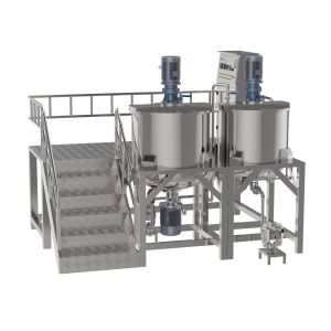  High Shear Homogenizing Industrial Liquid Mixer Machine Including Weight System Manufactures