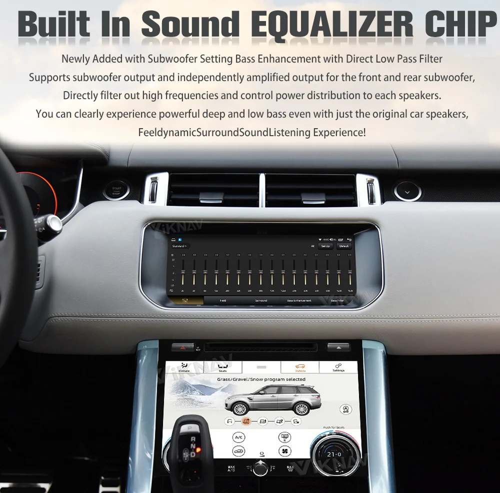 Android Auto Car Radio For Range Rover sport L494 2013-2017 Touch Screen Multimedia Player GPS Navigation Head Unit