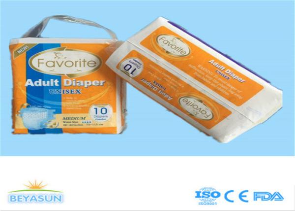 Professional Thick Adult Disposable Diapers Non Toxic Environmentally Friendly