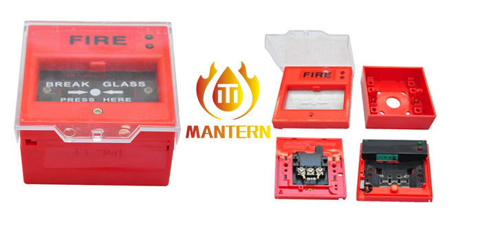Fire Fighting Equipment Break Glass Manual Fire Alarm Call Point